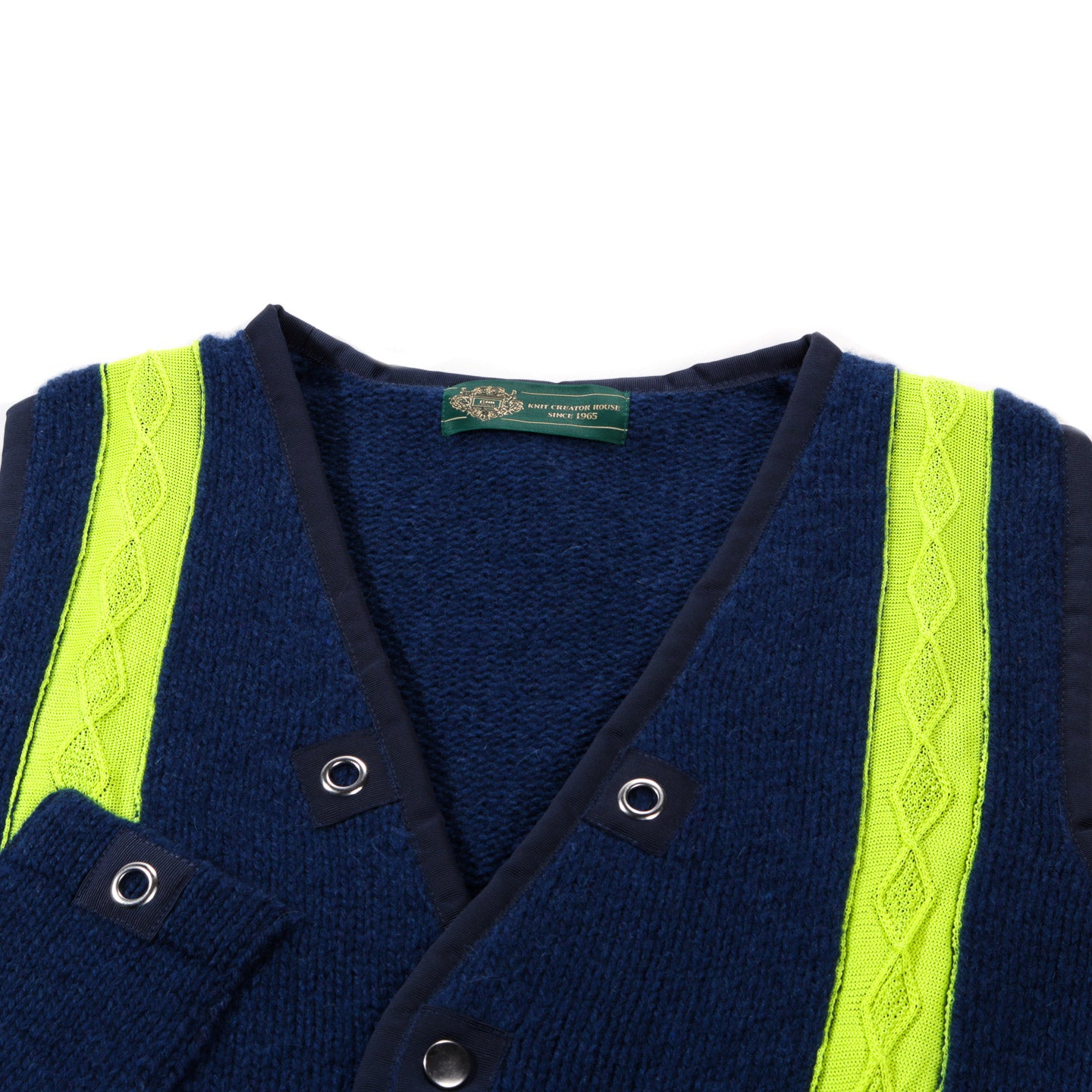 GIM CONTEXT KNITTED REFLECTOR VEST BLUE