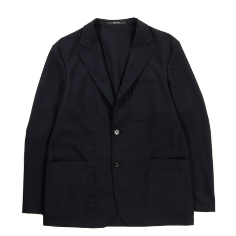 GITMAN VINTAGE SIMPLE JACKET MARLING & EVANS HOPSACK NAVY