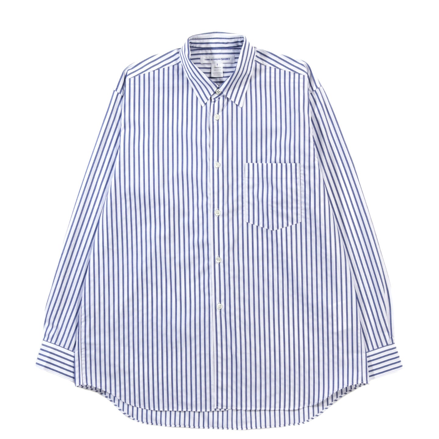 COMME DES GARCONS SHIRT FOREVER B115 WIDE CLASSIC BLUE STRIPE