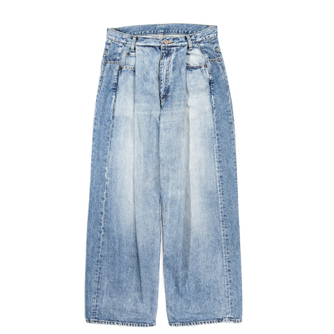 N.HOOLYWOOD 2242-CP60 RECONSTRUCTED DENIM JEANS INDIGO