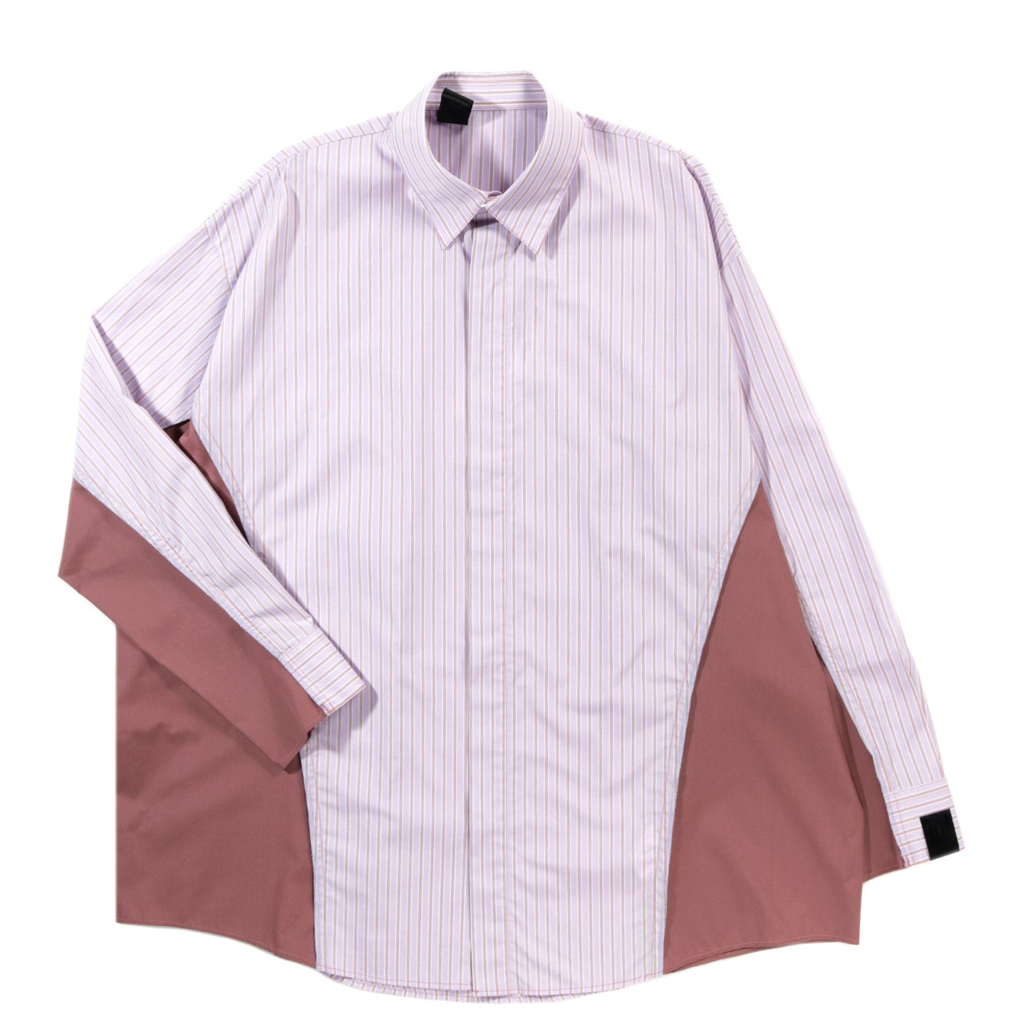 N.HOOLYWOOD 2242-SH26 OVERSIZED SHIRT PURPLE STRIPE MIX