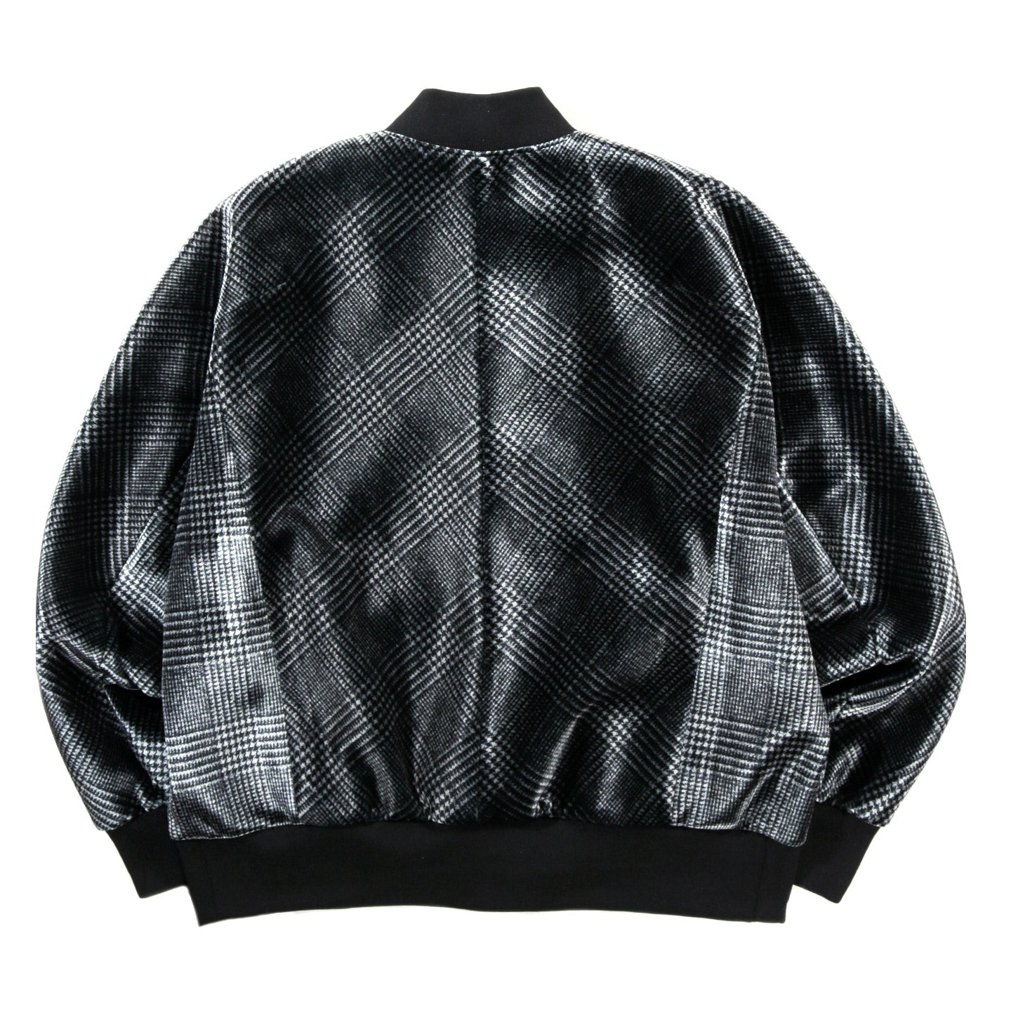 N.HOOLYWOOD 2242-BL01 VARSITY JACKET BLACK CHECK