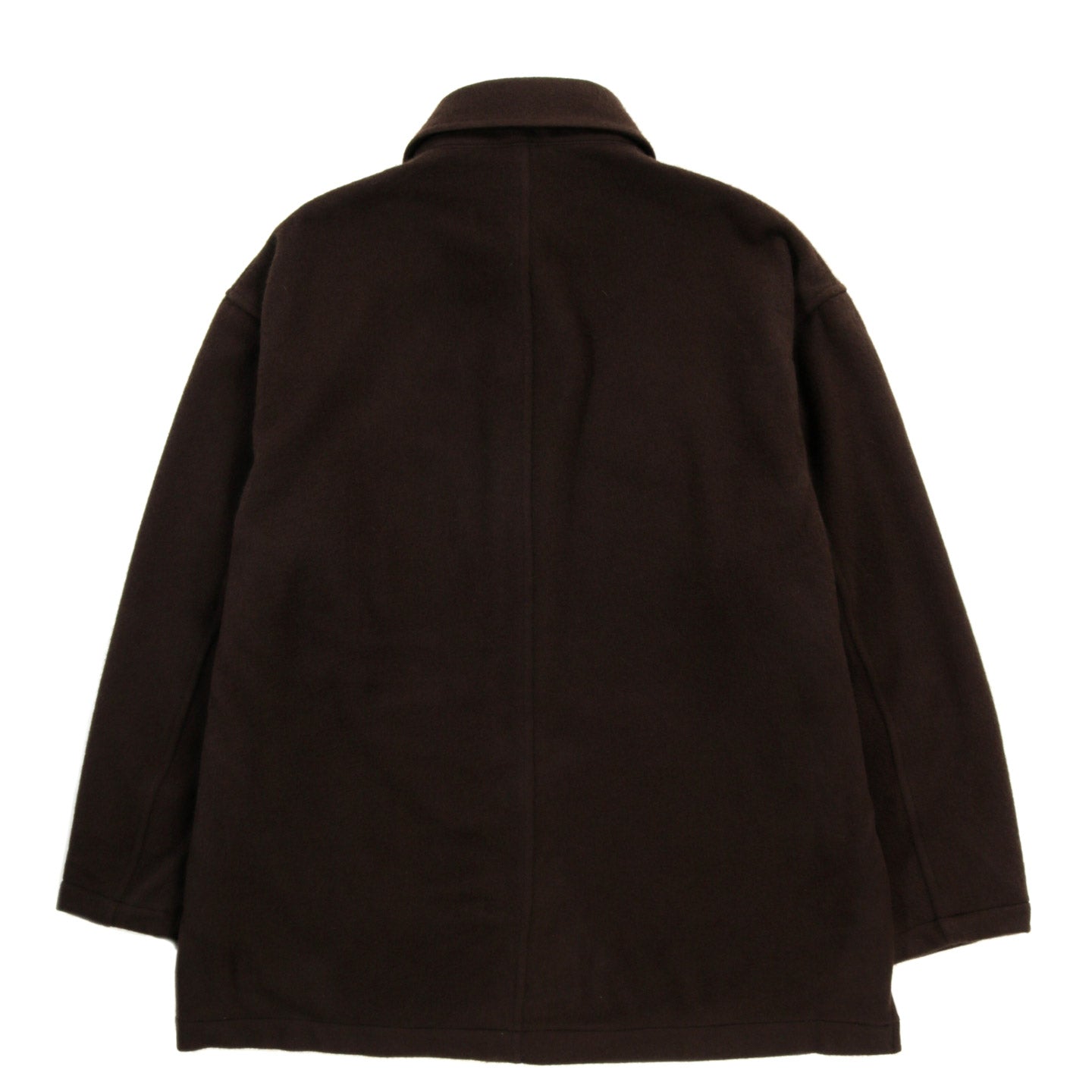 COMME DES GARCONS HOMME B028 WOOL SHIRT JACKET BROWN