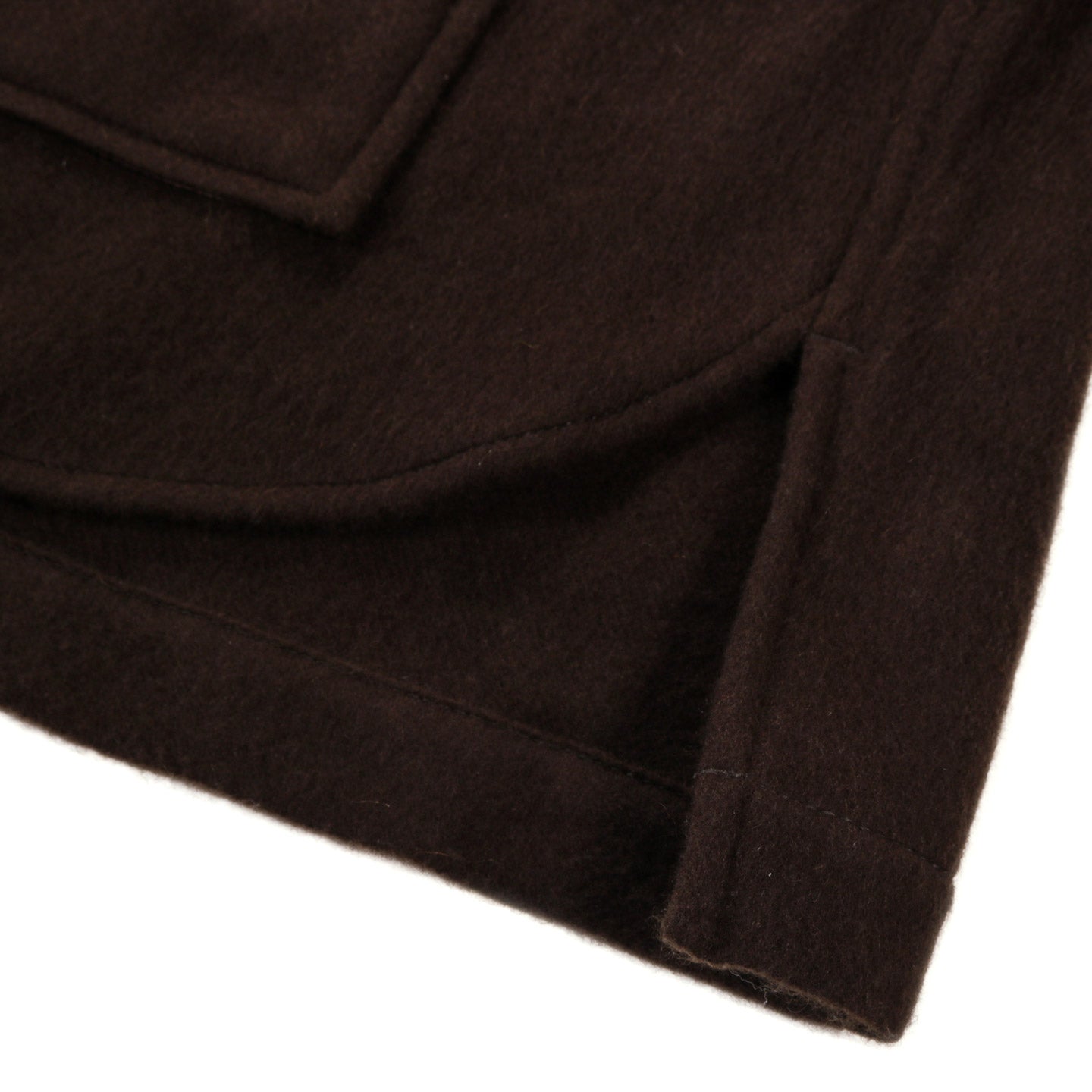 COMME DES GARCONS HOMME B028 WOOL SHIRT JACKET BROWN