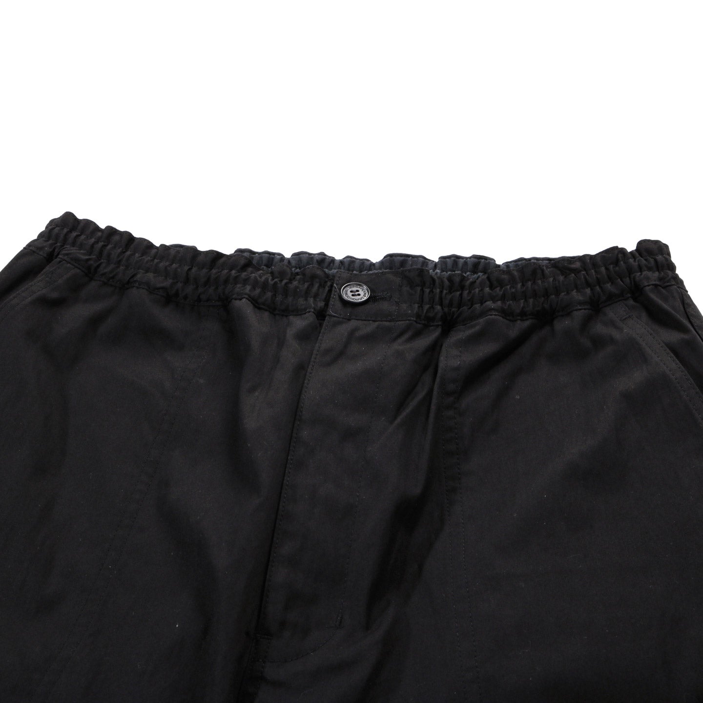 COMME DES GARCONS HOMME P024 COTTON NYLON FATIGUE PANT BLACK