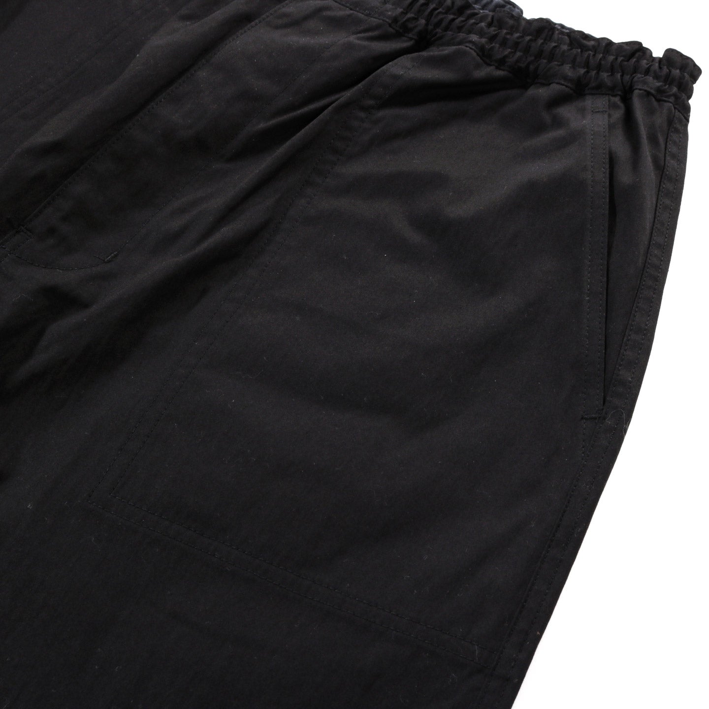 COMME DES GARCONS HOMME P024 COTTON NYLON FATIGUE PANT BLACK