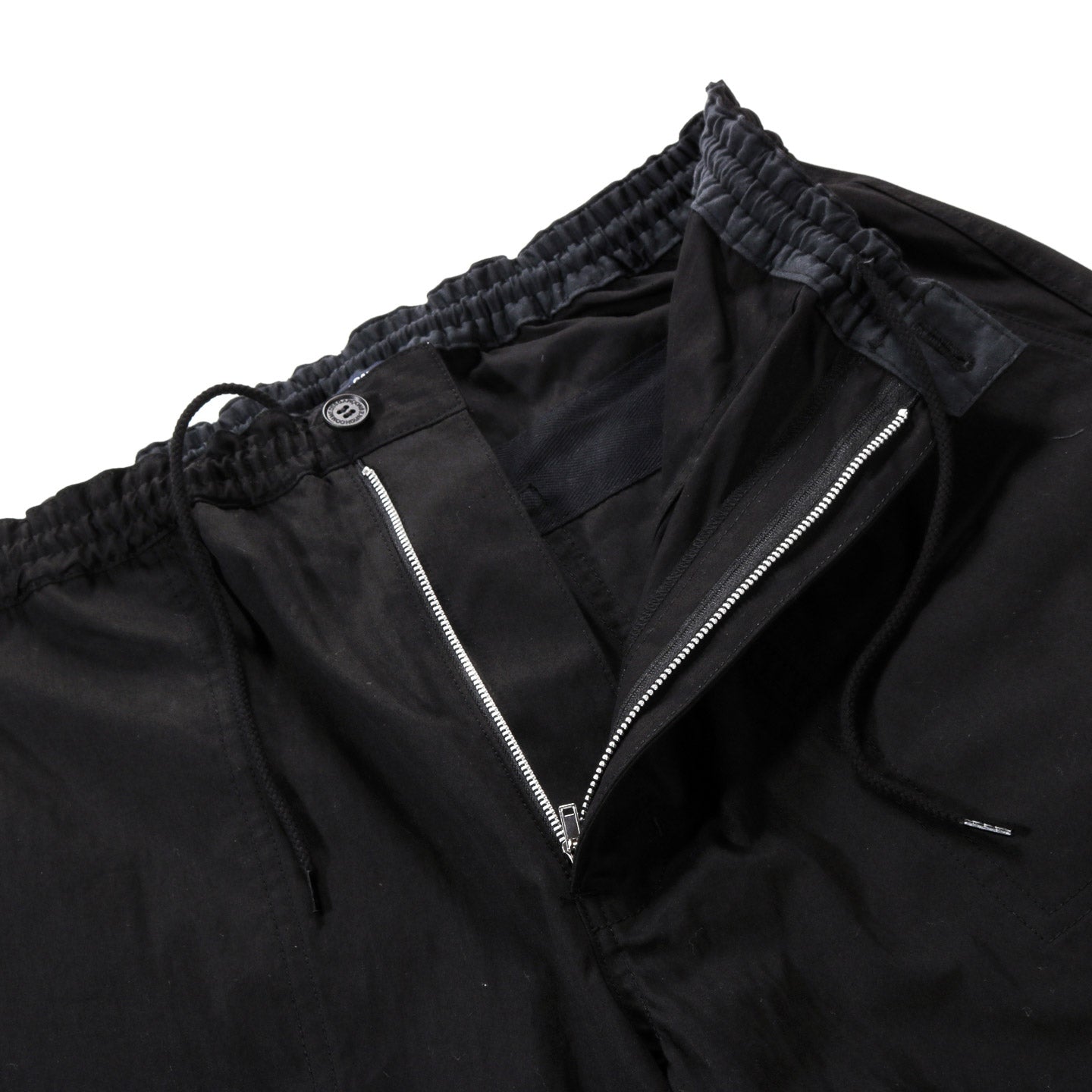 COMME DES GARCONS HOMME P024 COTTON NYLON FATIGUE PANT BLACK