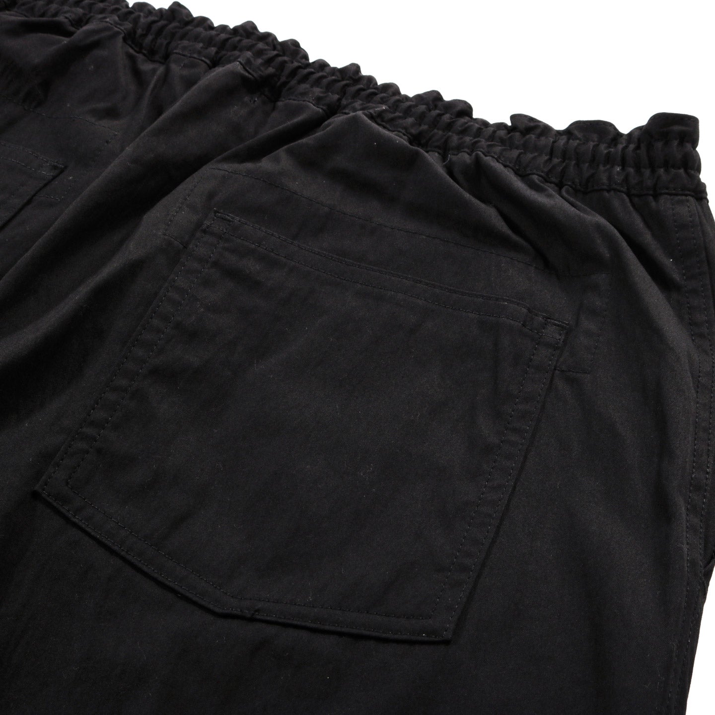 COMME DES GARCONS HOMME P024 COTTON NYLON FATIGUE PANT BLACK