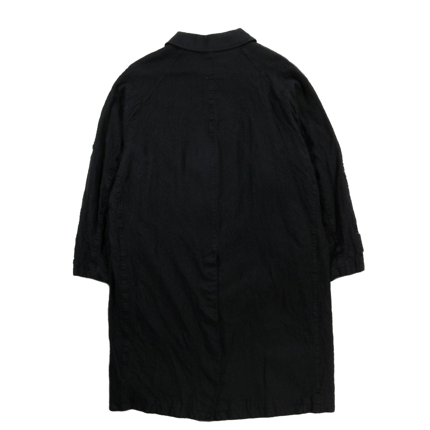 COMME DES GARCONS HOMME C101 WOOL COAT BLACK