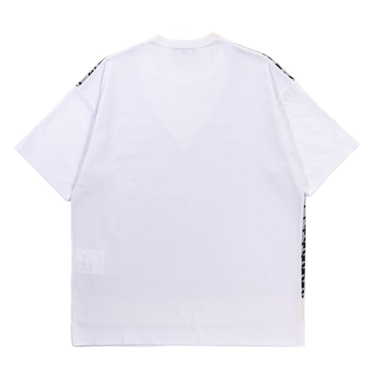 COMME DES GARCONS HOMME T004 T-SHIRT WHITE / HOUNDSTOOTH