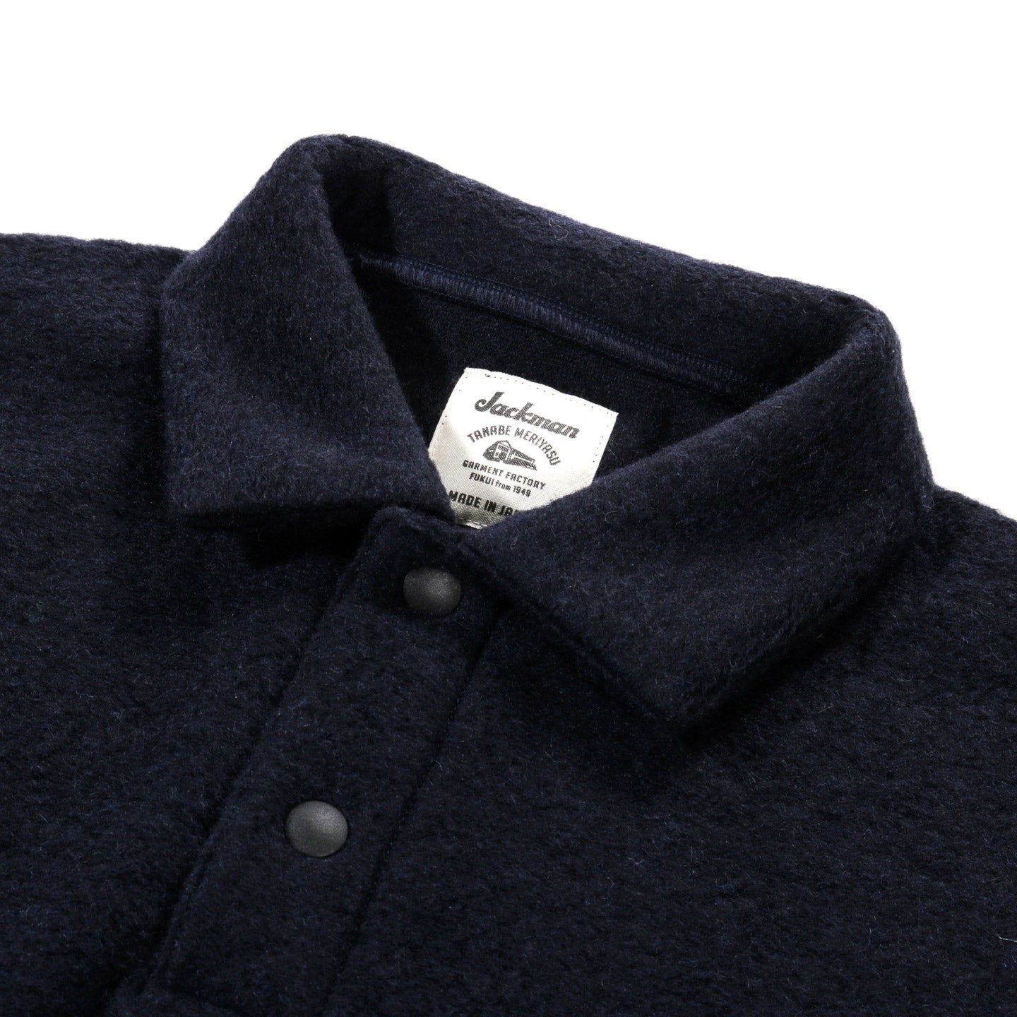 JACKMAN WOOL HIMO POLO NAVY