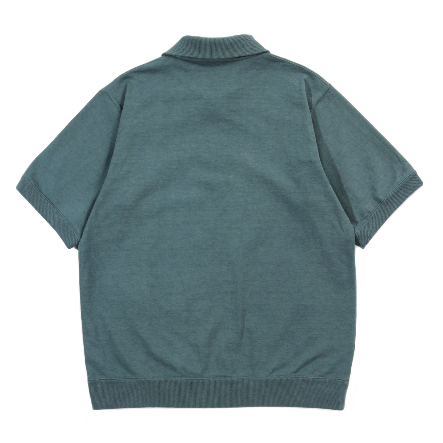 JACKMAN DOTSUME RIB POLO CLOUDY GREEN
