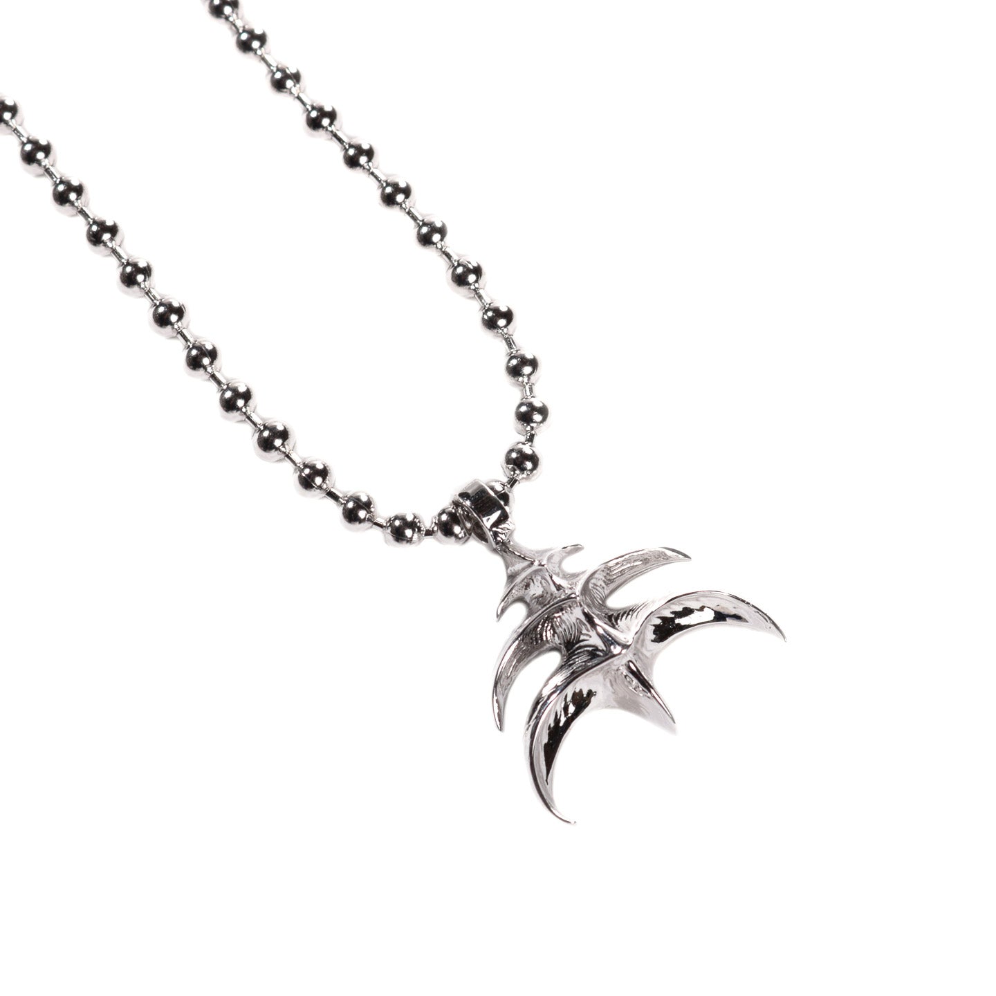 JULIAN BAST THE SHAPE ORBIT PENDANT + BALL CHAIN SILVER 925