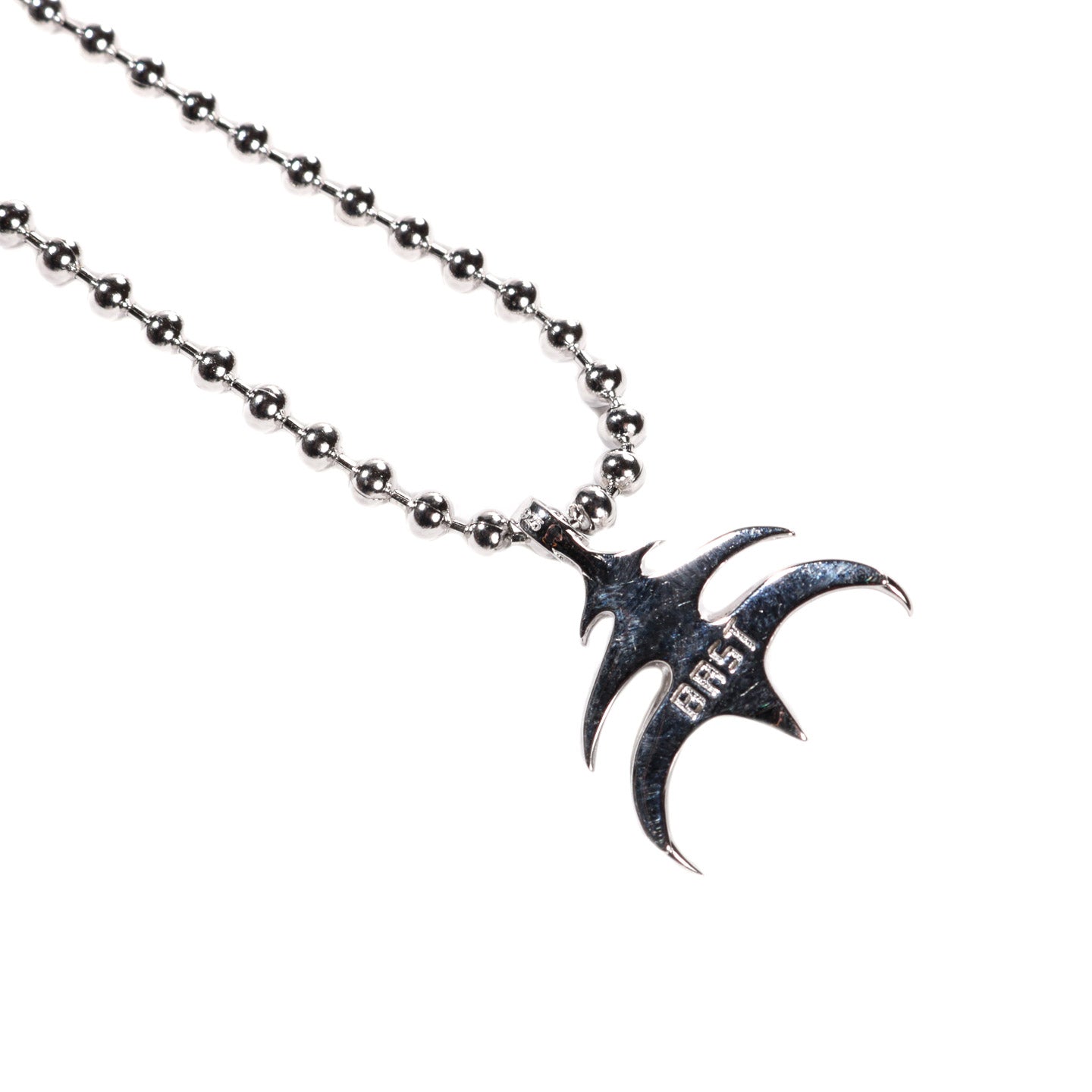 JULIAN BAST THE SHAPE ORBIT PENDANT + BALL CHAIN SILVER 925