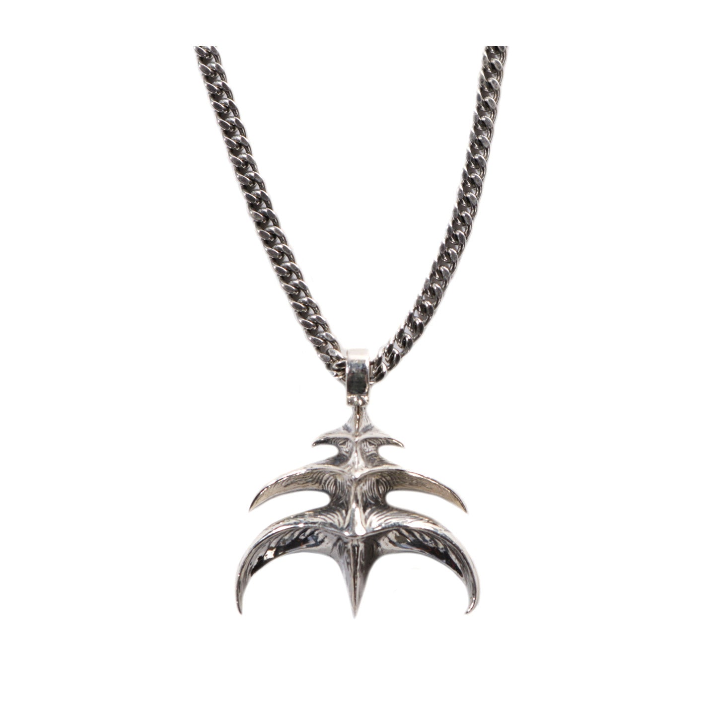 JULIAN BAST THE SHAPE PENDANT + LINK CHAIN SILVER 925