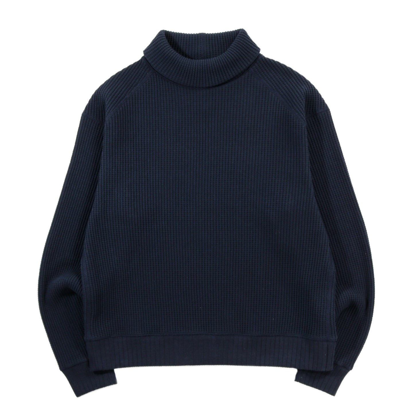 JACKMAN WAFFLE HIGHNECK DARK NAVY