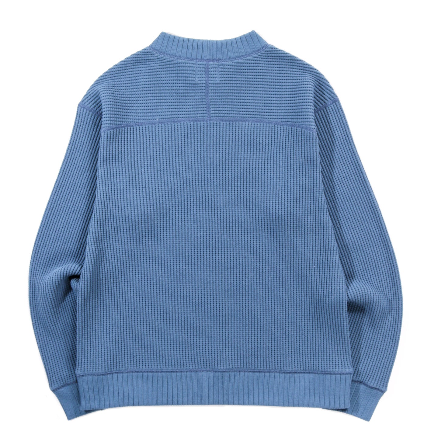 JACKMAN WAFFLE MID-NECK SMOKEY BLUE