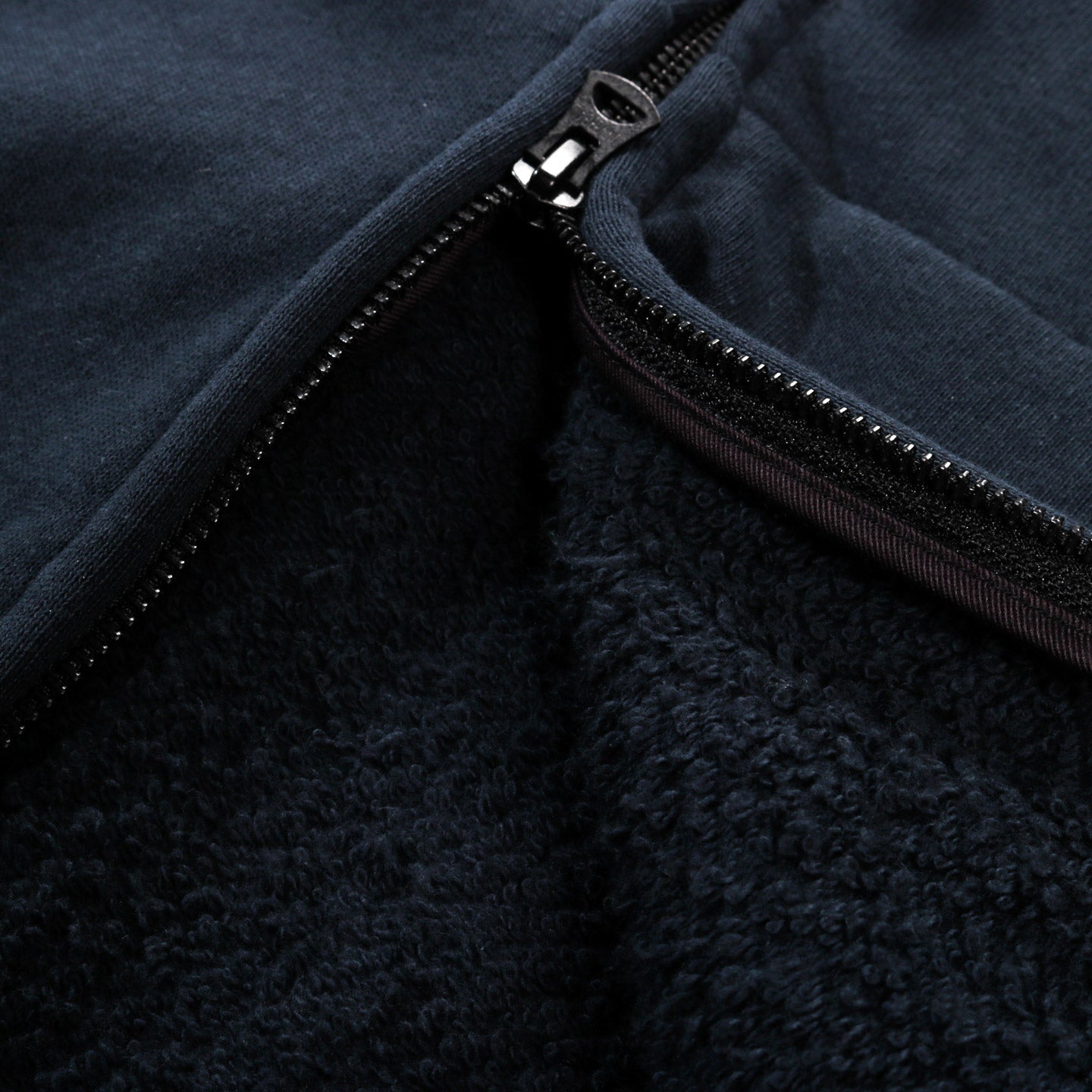 JACKMAN BIG LOOP AFTER HOOD ZIP HOODIE DARK NAVY