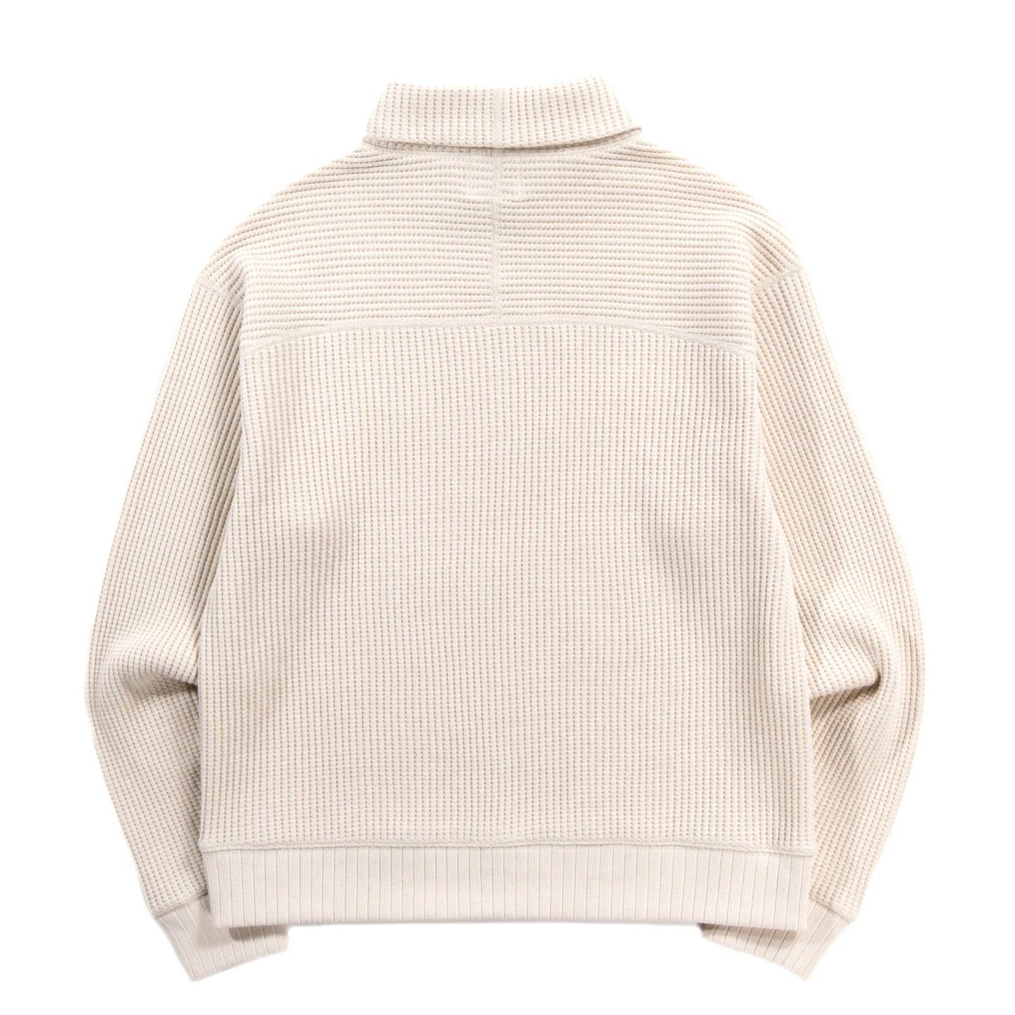 JACKMAN WAFFLE HIGHNECK IVORY