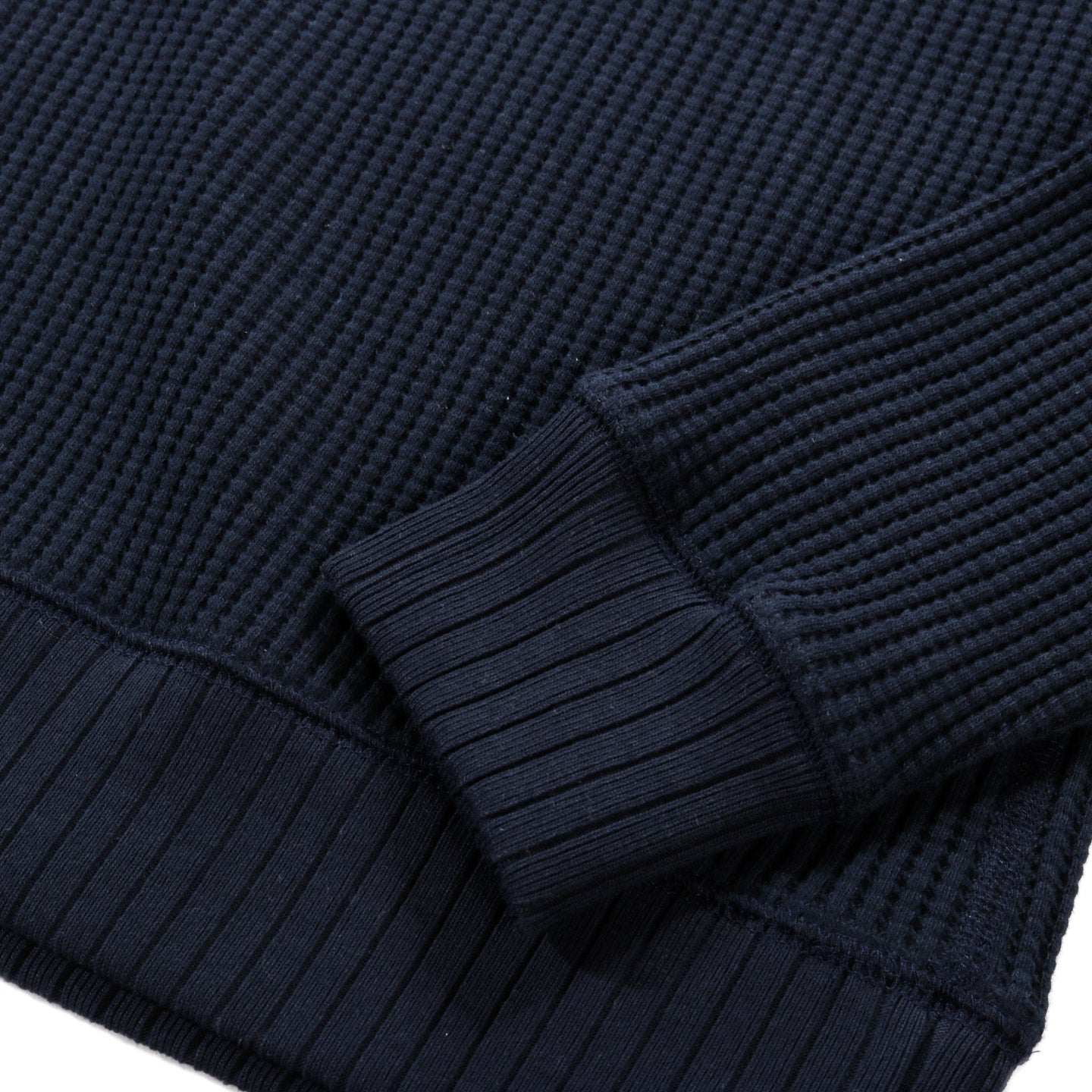 JACKMAN WAFFLE HIGHNECK DARK NAVY