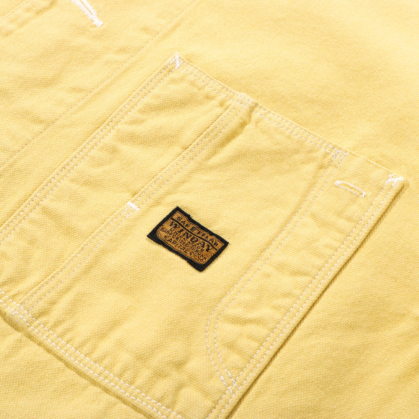 KAPITAL CANVAS CACTUS COVERALL SUNFADE YELLOW