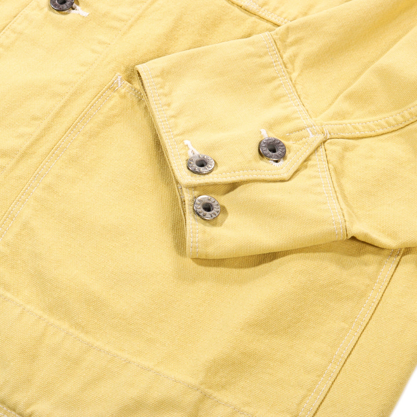 KAPITAL CANVAS CACTUS COVERALL SUNFADE YELLOW