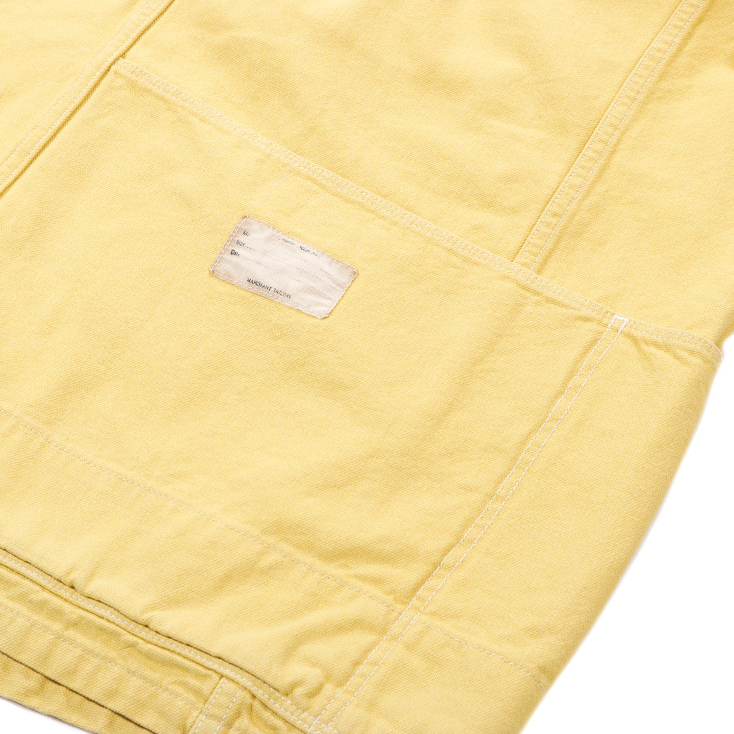 KAPITAL CANVAS CACTUS COVERALL SUNFADE YELLOW