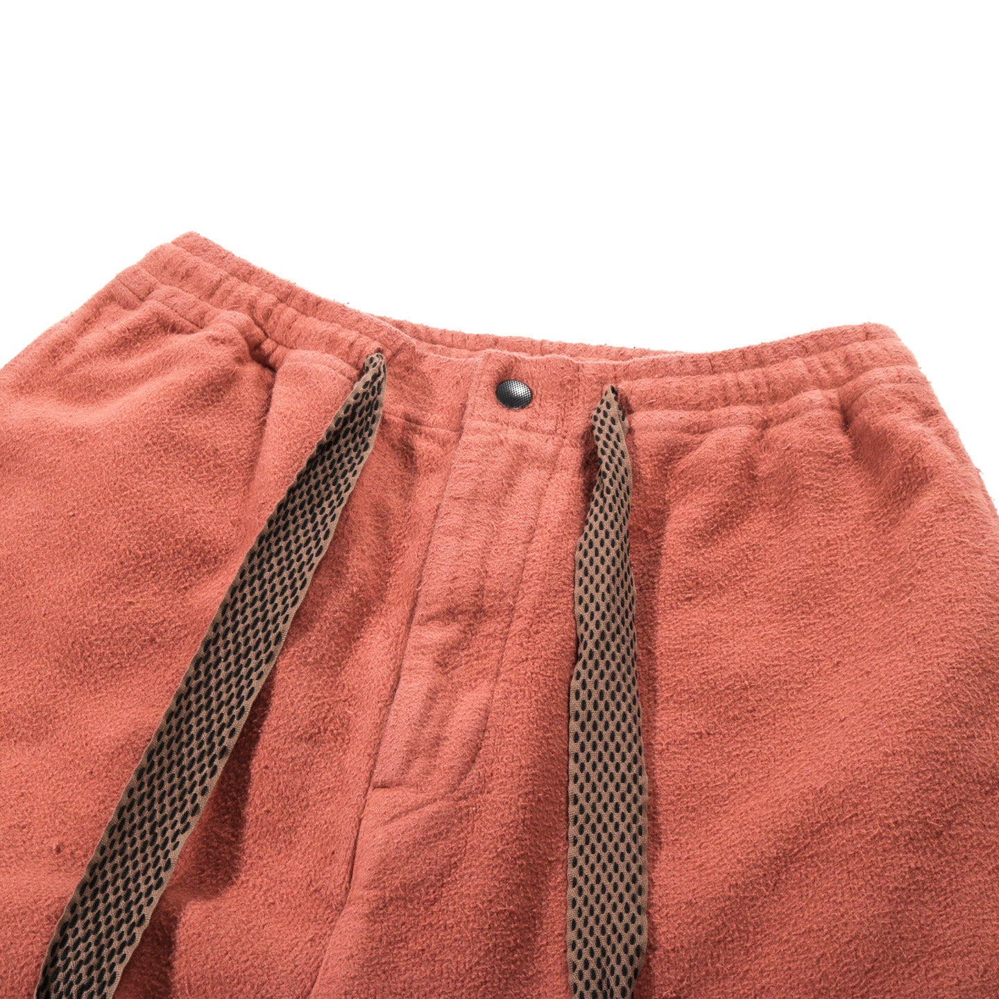 KAPITAL NAPPED HEAT-CORDUROY EASY PANTS SOHO BRICK