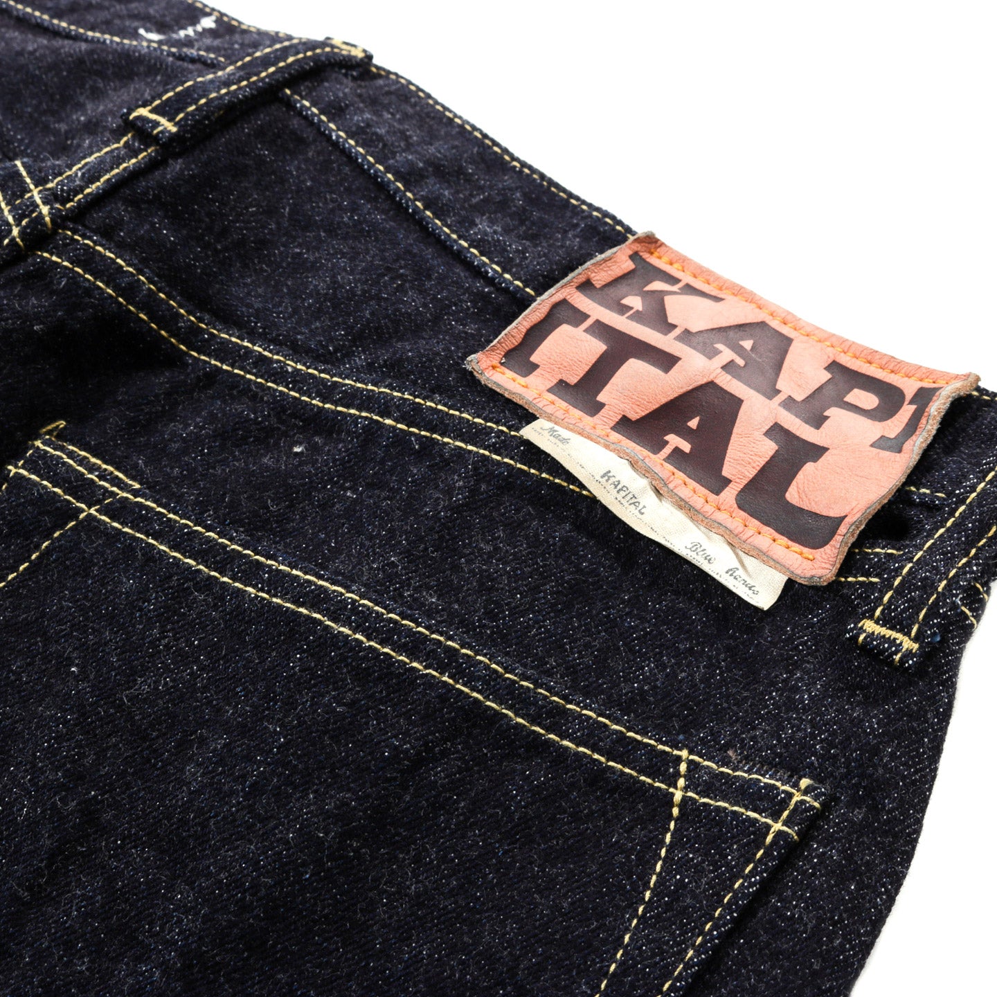 KAPITAL 14OZ DENIM 5P MONKEY CISCO ONE WASH