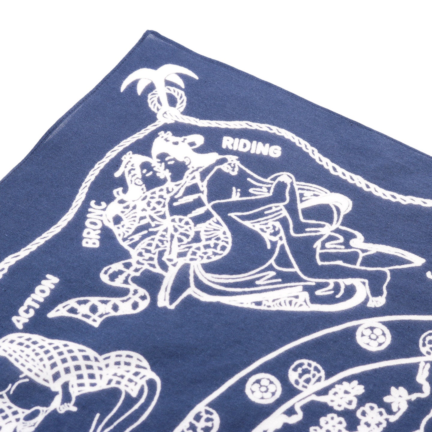 KAPITAL FASTCOLOR SELVEDGE BANDANA YOBAI NAVY