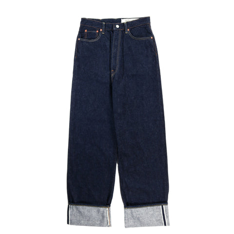 KAPITAL 12OZ DENIM 5P NEW MOMONROE ONE WASH