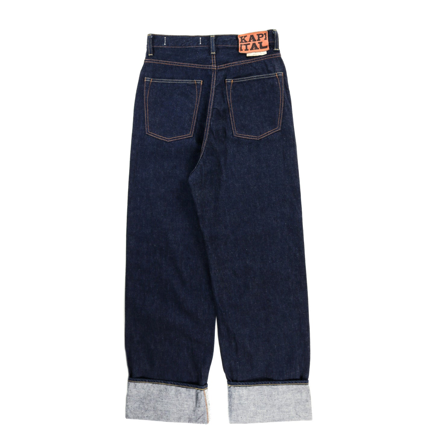 KAPITAL 12OZ DENIM 5P NEW MOMONROE ONE WASH