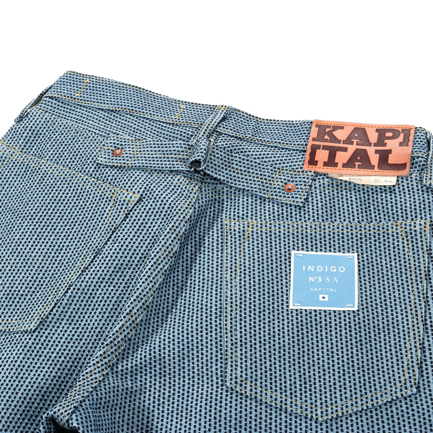 KAPITAL CENTURY DENIM NO.3-S+A 5P MONKEY CISCO