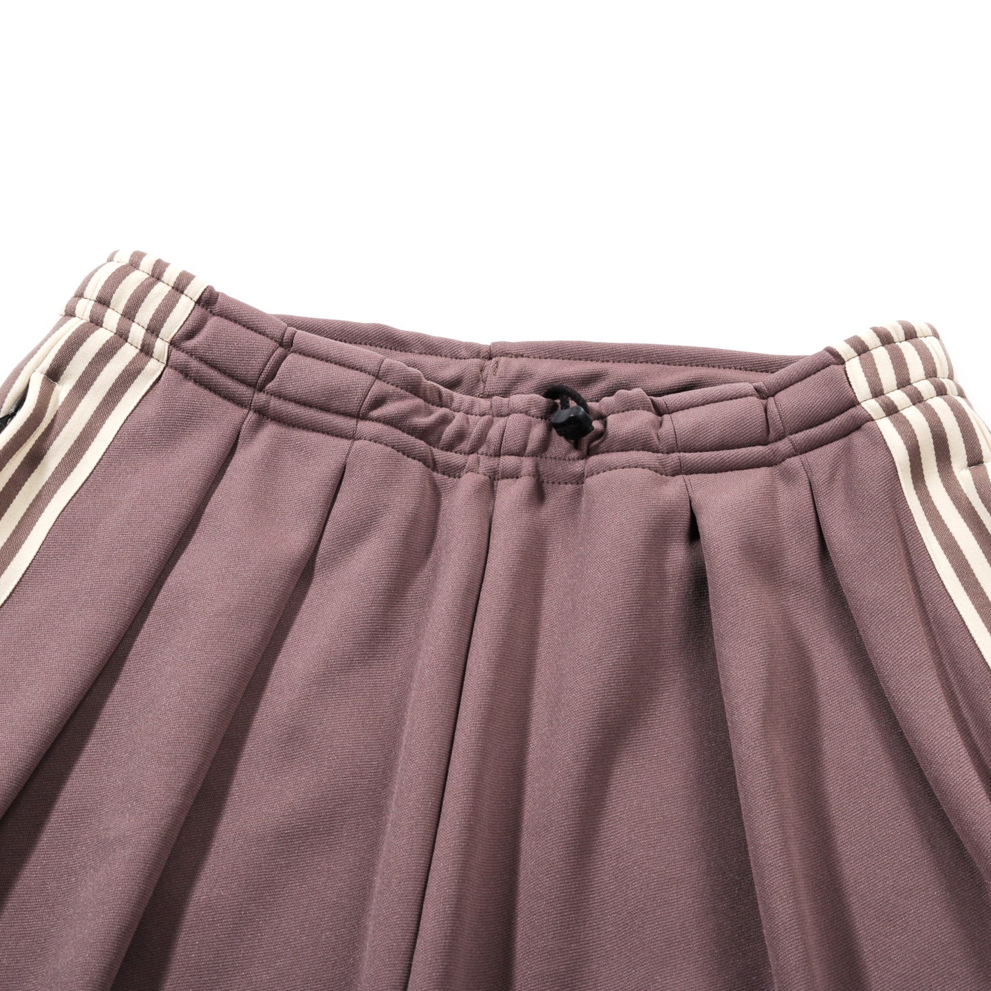 KAPITAL STUNT MAN & WOMAN SUPER BAGGY TRACK PANTS LIGHT BROWN