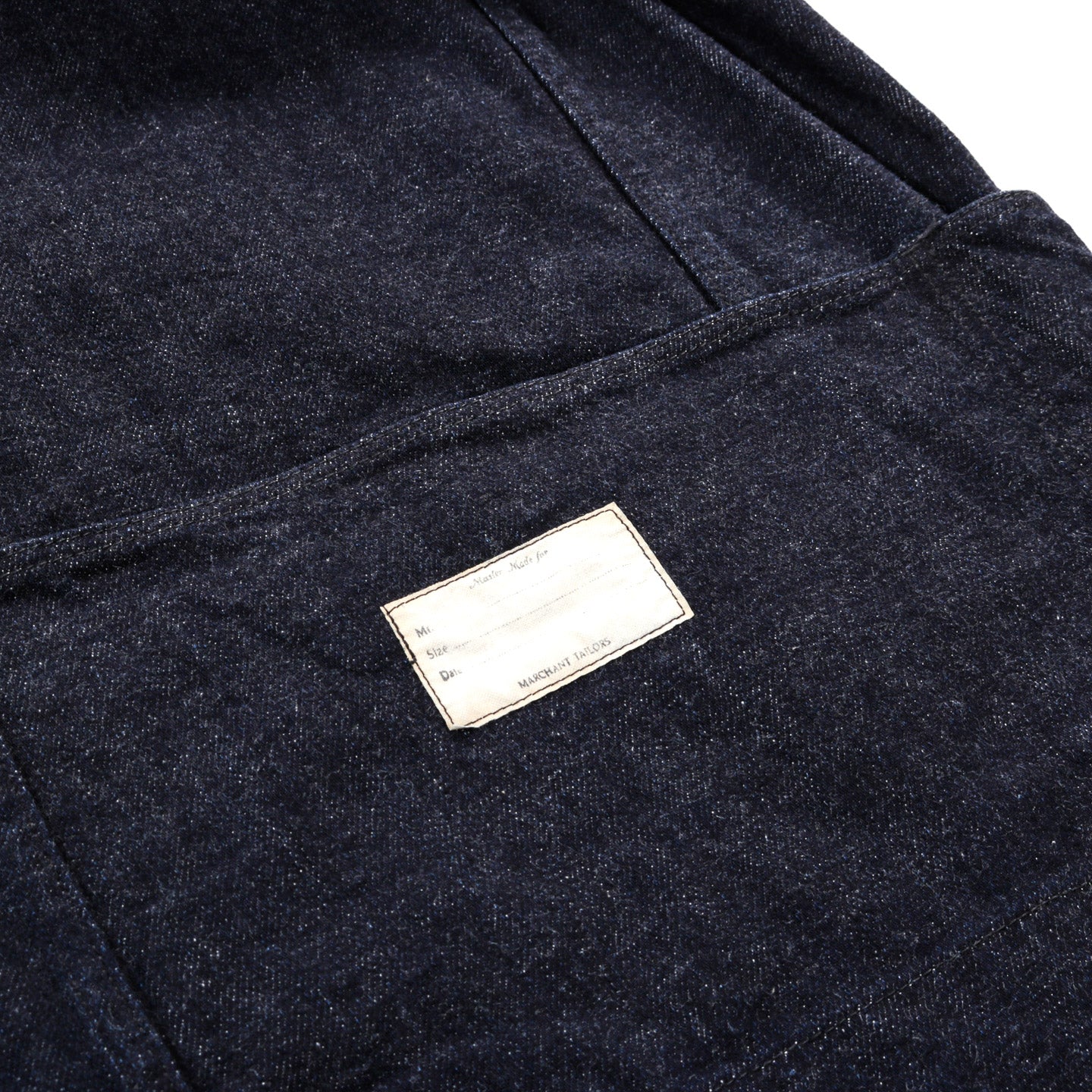 KAPITAL 12OZ DENIM CACTUS COVERALL BLACK THREAD INDIGO