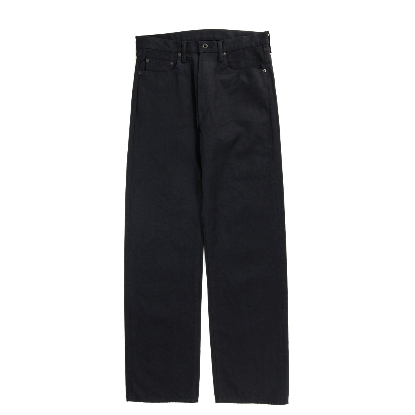 KAPITAL 14OZ DENIM 5P MONKEY TH (ZIP) BLACK