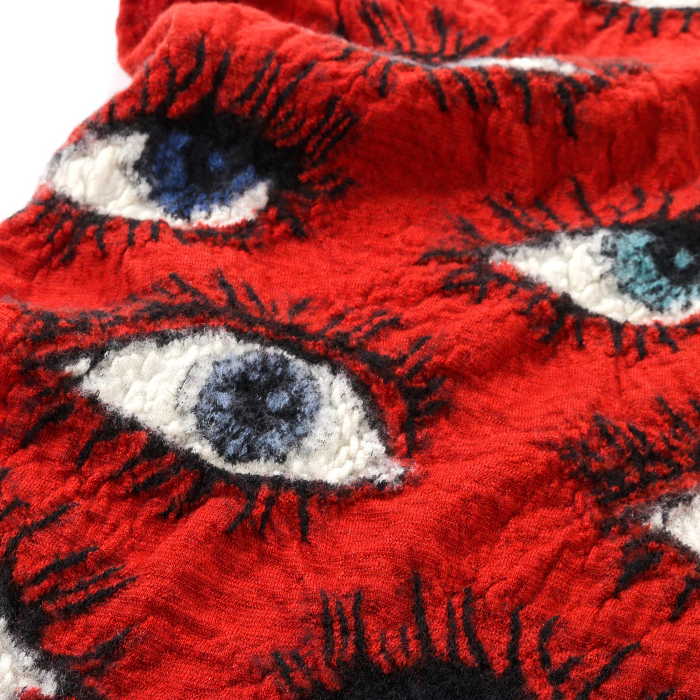 KAPITAL FULLING WOOL SCARF SPEAKEASY RED