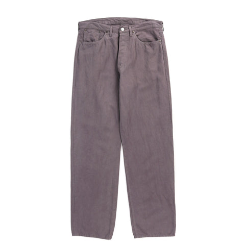 LADY WHITE CO. KAPTAIN SUNSHINE COTTON LINEN PANT DUST GREY