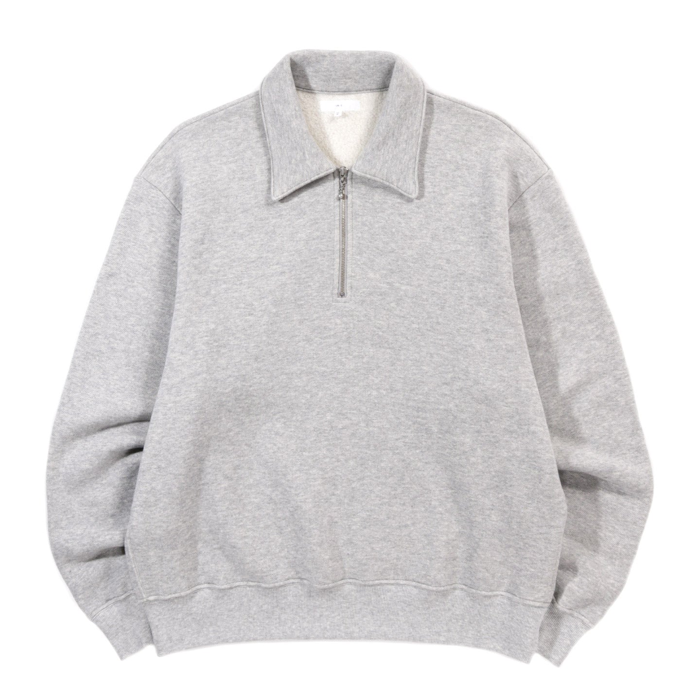 LADY WHITE CO. QUARTER ZIP SWEATSHIRT HEATHER GREY