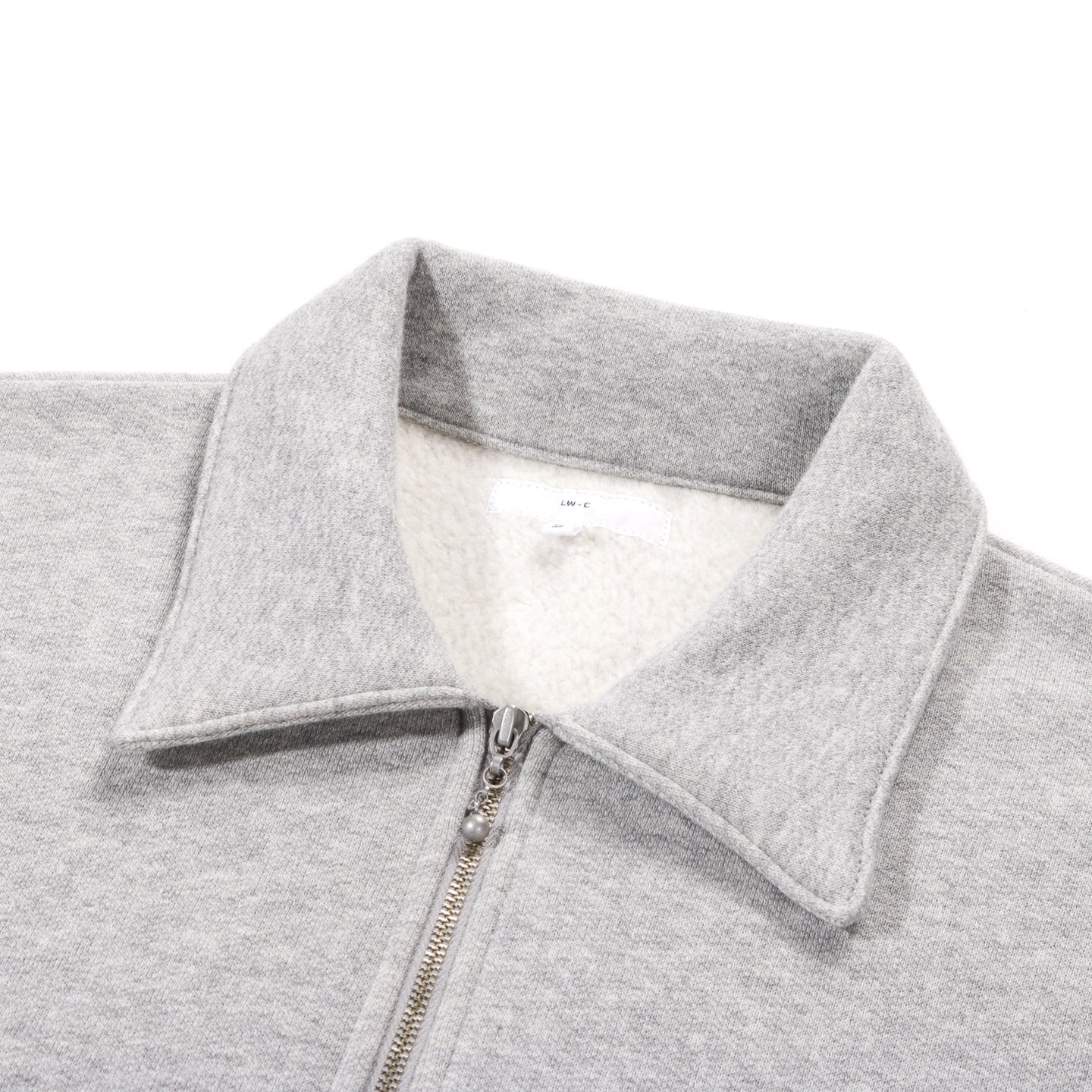 LADY WHITE CO. QUARTER ZIP SWEATSHIRT HEATHER GREY