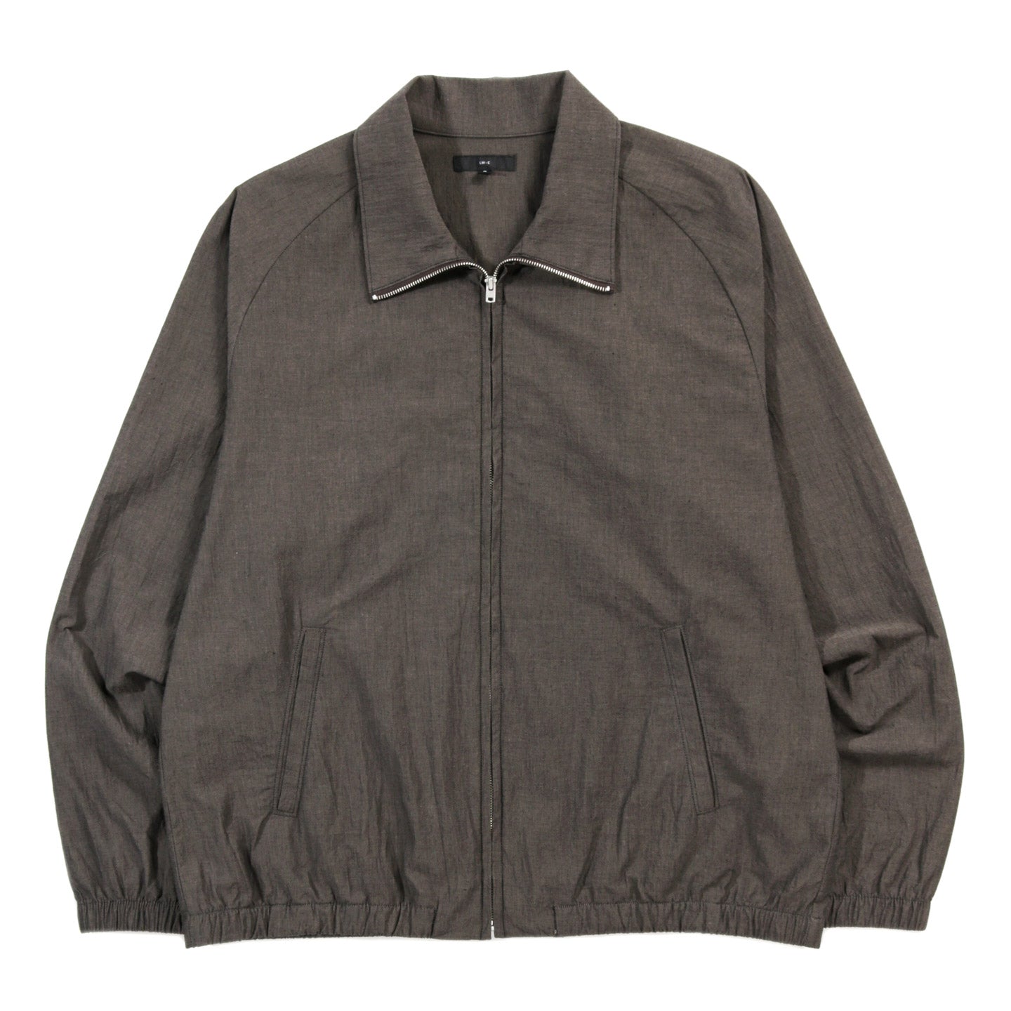 LADY WHITE CO. TUMBLED POPLIN FULL ZIP BROWN PEARL