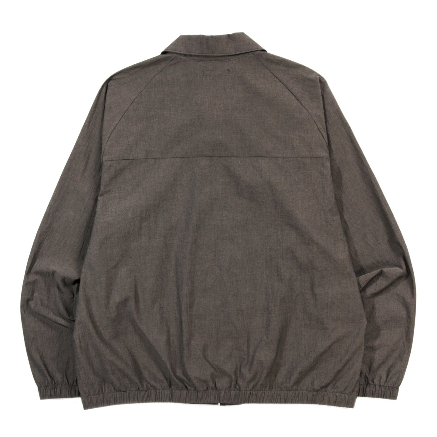 LADY WHITE CO. TUMBLED POPLIN FULL ZIP BROWN PEARL