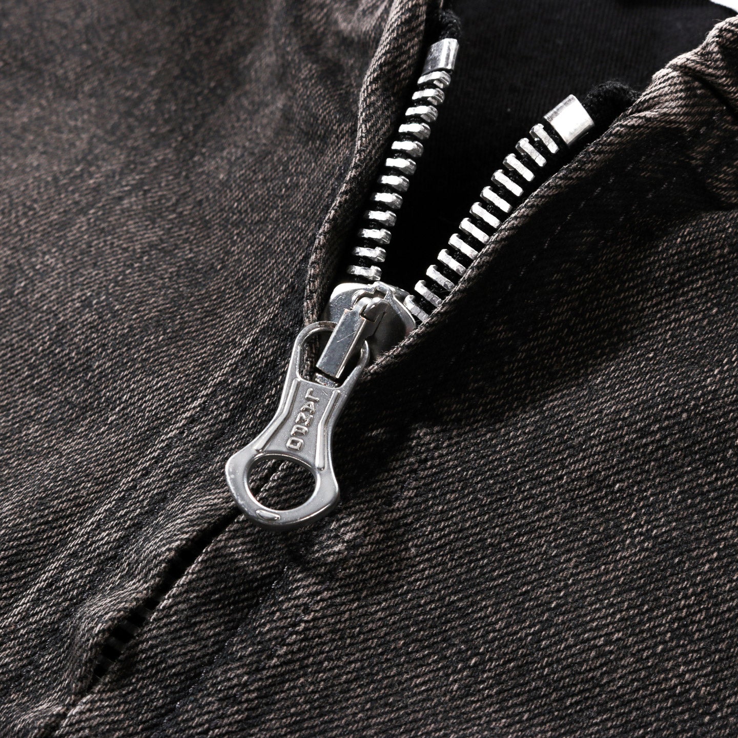 OUR LEGACY BANK JACKET BLACK COATED WASH