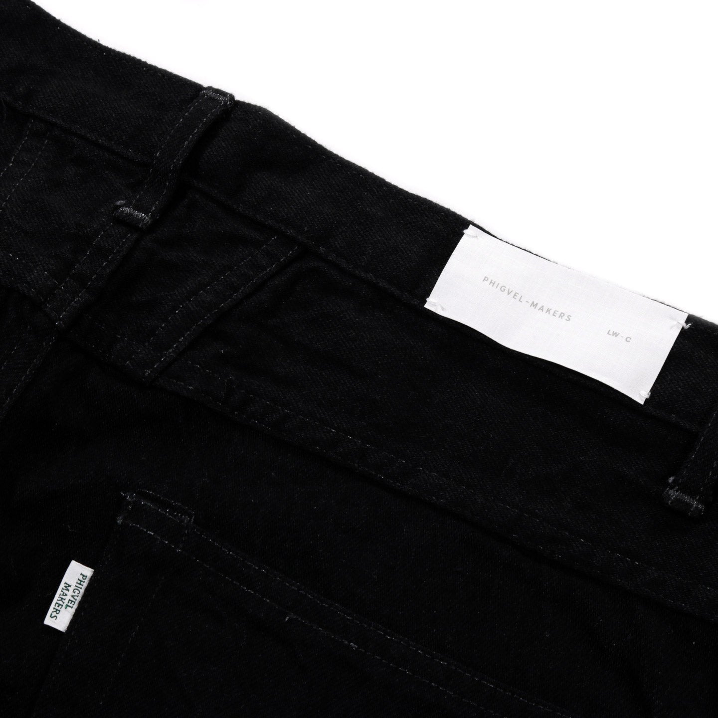 LADY WHITE CO. PHIGVEL MAKERS CLASSIC JEANS (REGULAR) BLACK (ONE WASH)