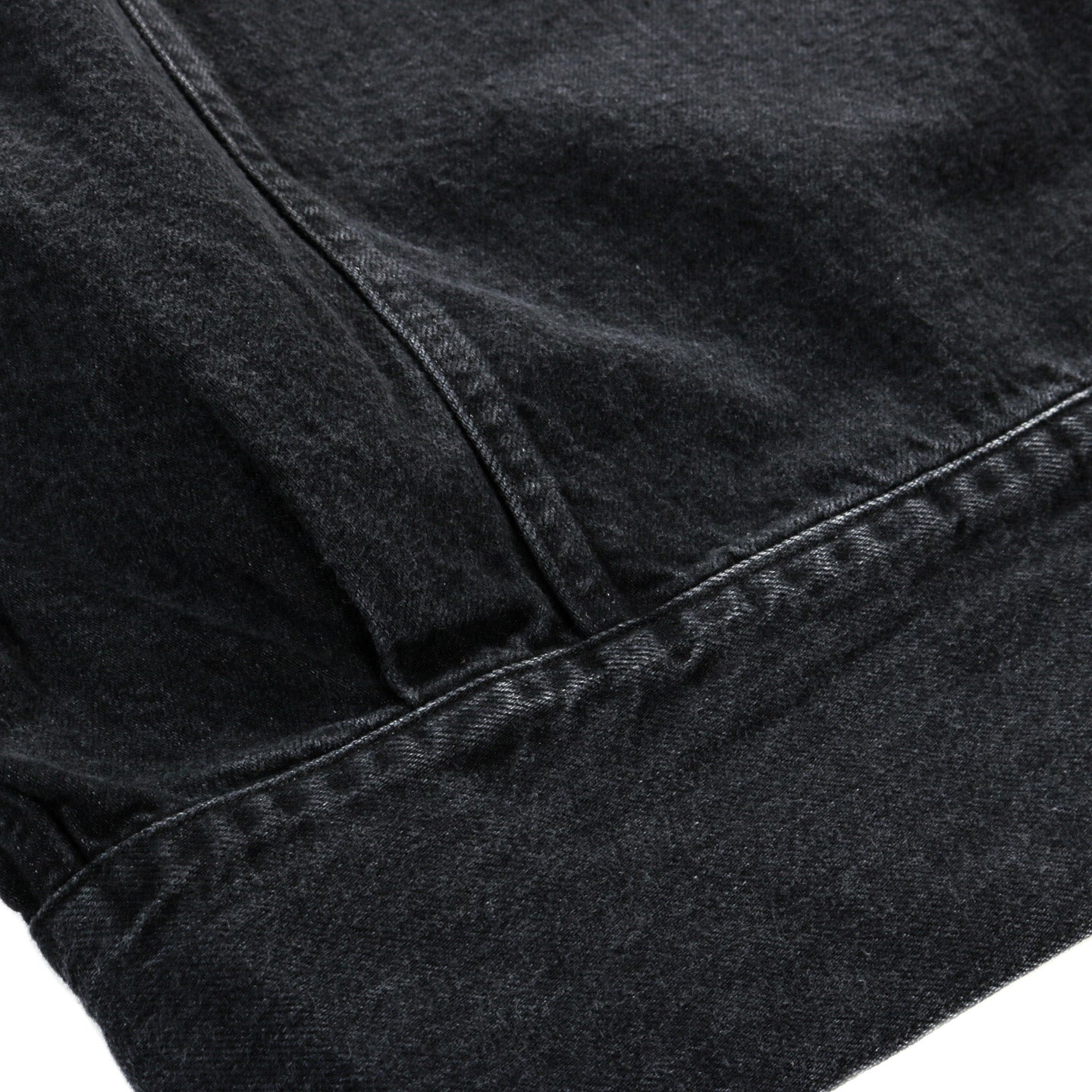 LADY WHITE CO. PHIGVEL MAKERS HOODED DENIM BLOUSON FADED BLACK (HAND WASH)
