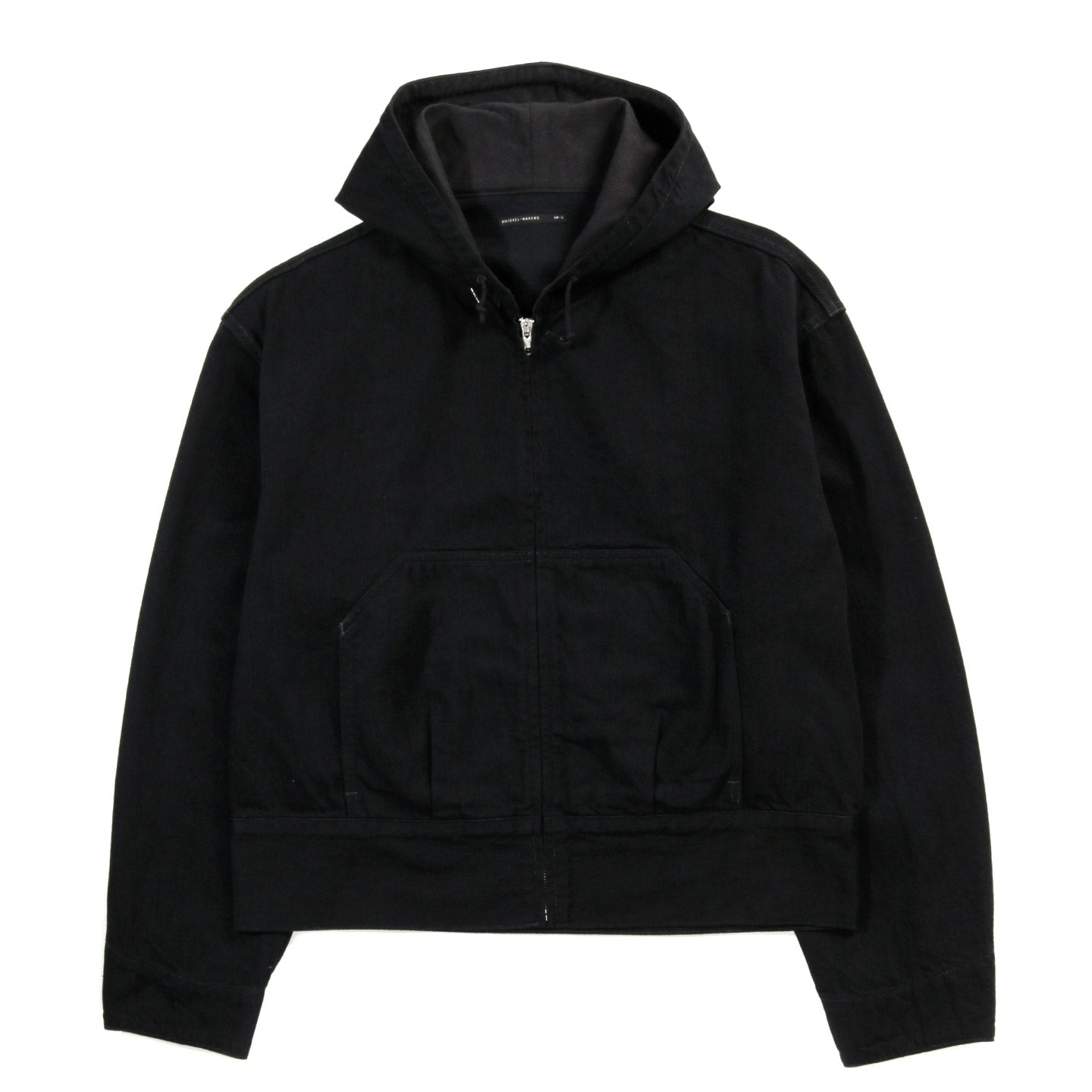 LADY WHITE CO. PHIGVEL MAKERS HOODED DENIM BLOUSON BLACK (ONE WASH)