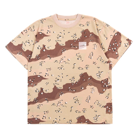 LQQK STUDIO LOGO TEE CHIP CAMO
