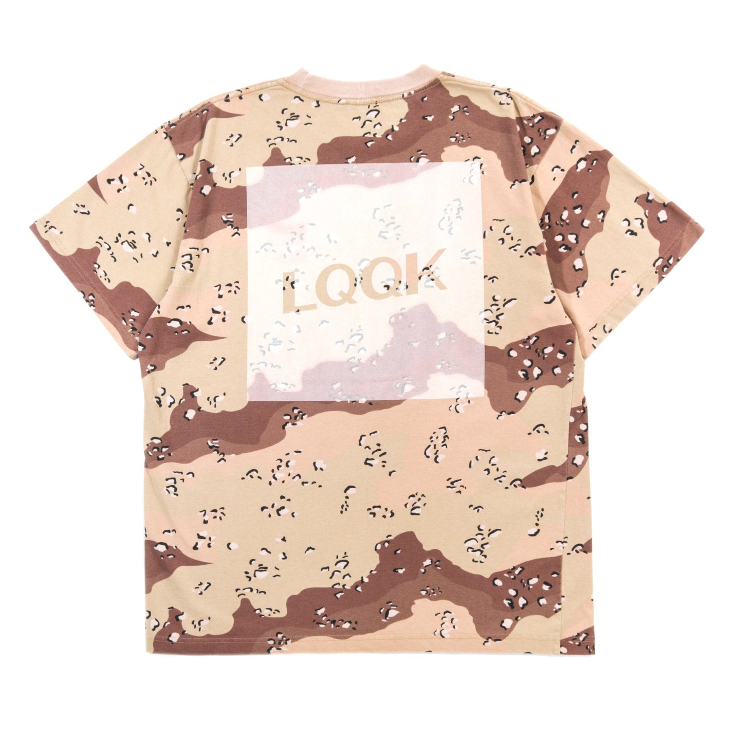 LQQK STUDIO LOGO TEE CHIP CAMO