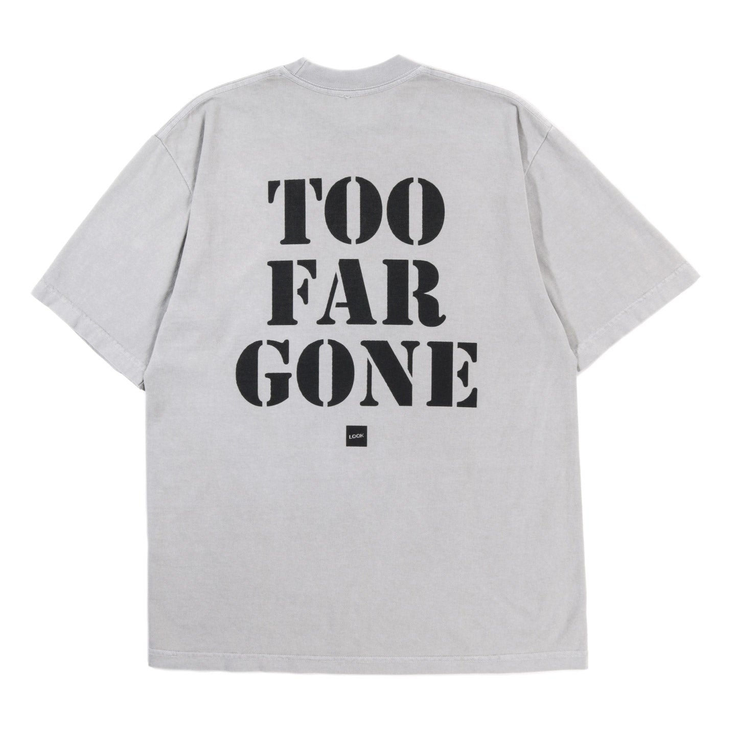 LQQK STUDIO TOO FAR GONE TEE GREY CEMENT