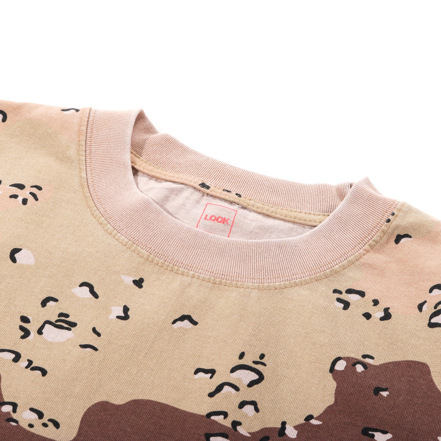 LQQK STUDIO LOGO TEE CHIP CAMO